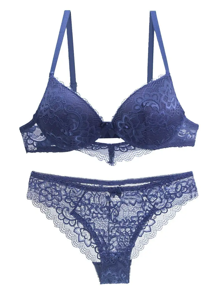 Floral Push-Up Lace Lingerie Set