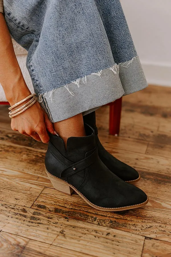 Everyday Faux Leather Ankle Boots
