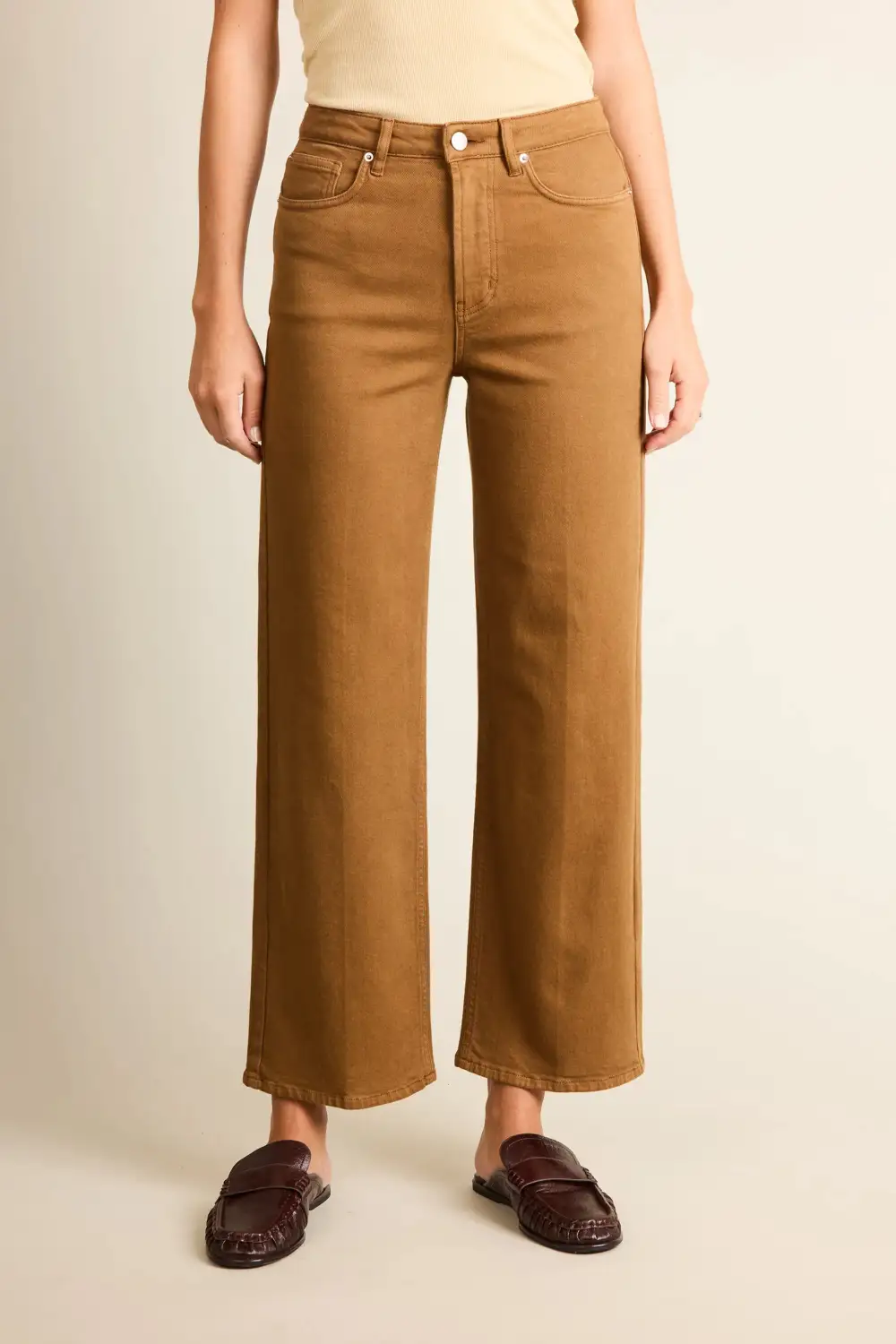 Women's Vintage Inspired Slim Flare Wide Leg Jeans