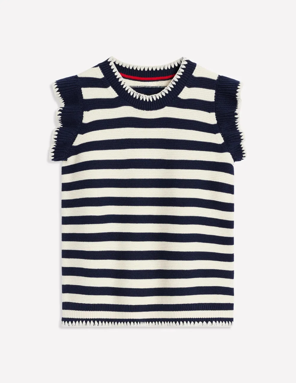 Regular Stitch Detail Vest
