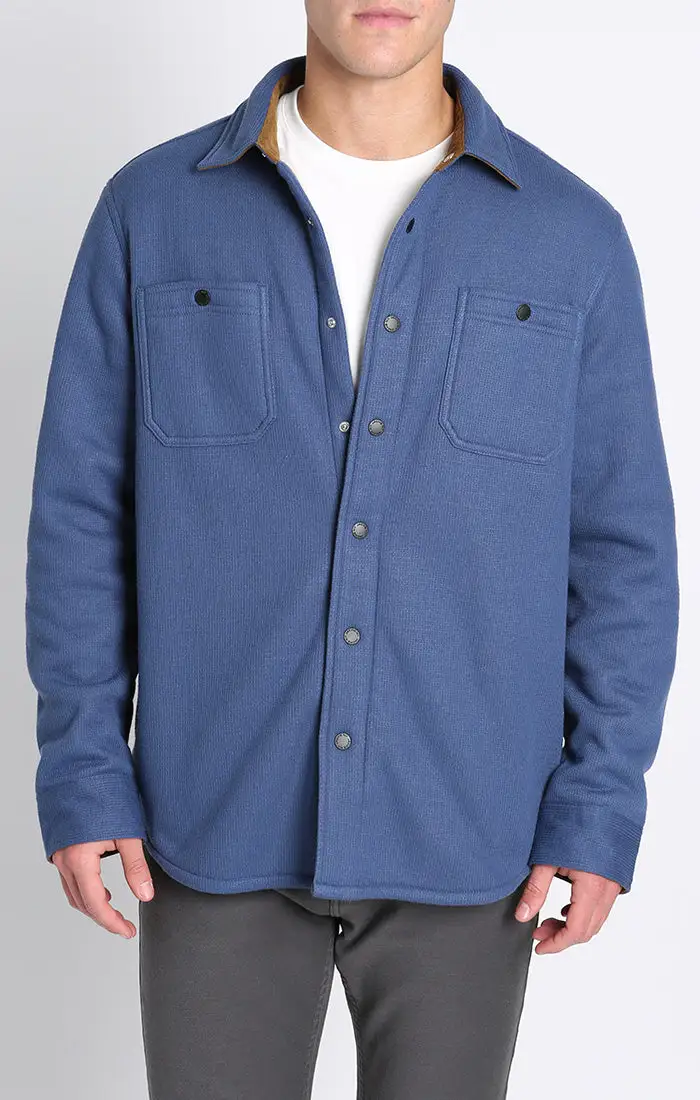 Bonded Waffle Snap Workshirt