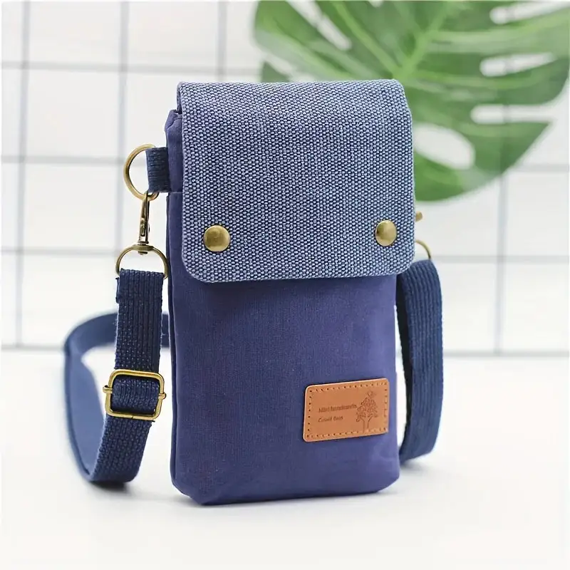 Modern Mini: Logo-Embellished Canvas Phone Bag