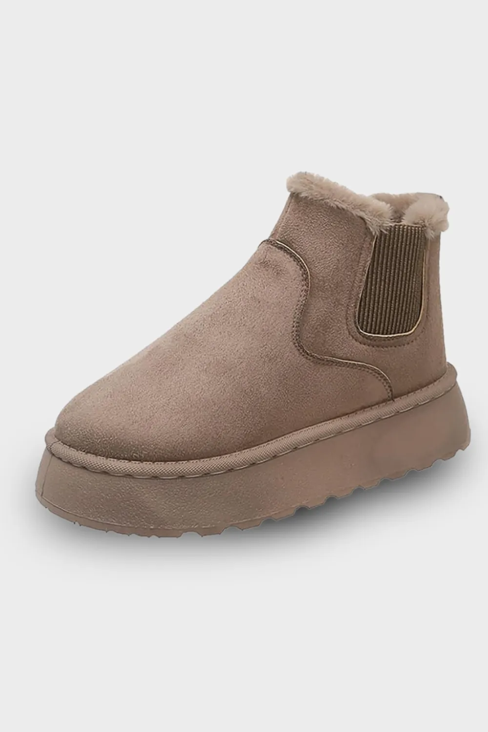 Ankle Boots Warm Cotton Lined Slip On Design