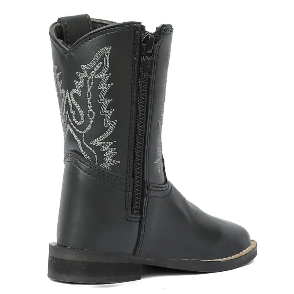Casual Side Pull Men's Denim Boots