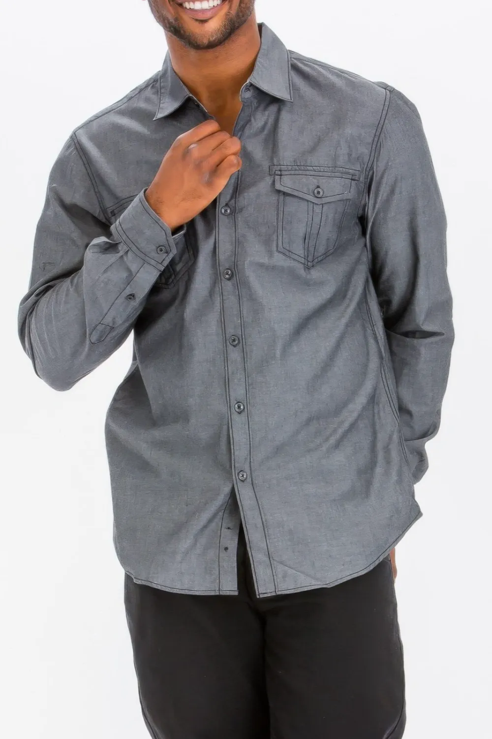 Men's Casual Long Sleeve Shirts
