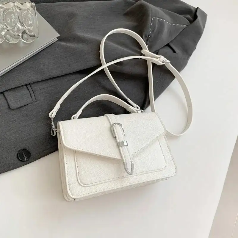 Classy Brown Pebbled Leather Satchel Bag