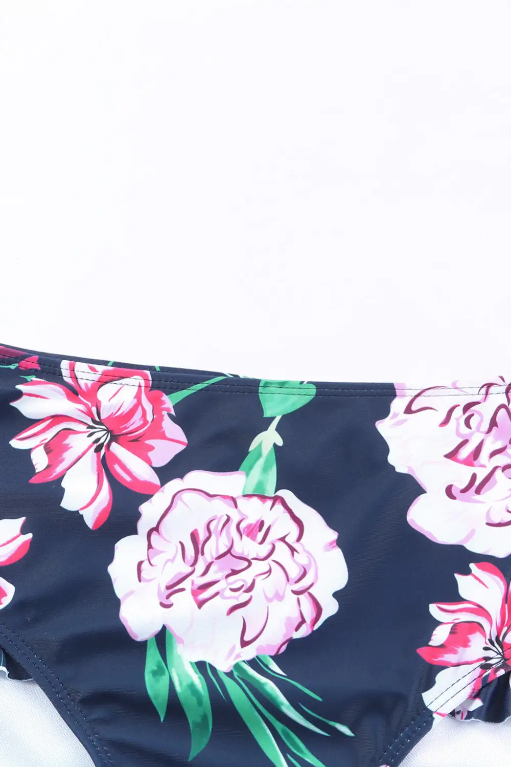Swimwear Floral Ruffle Bodycom Party Bikinis