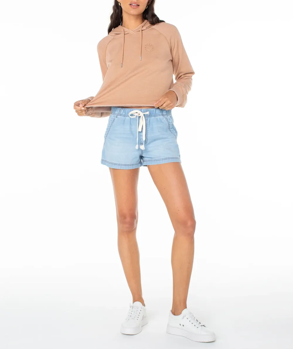 Solid Color Short And Slim-Fitting Versatile Hoodie