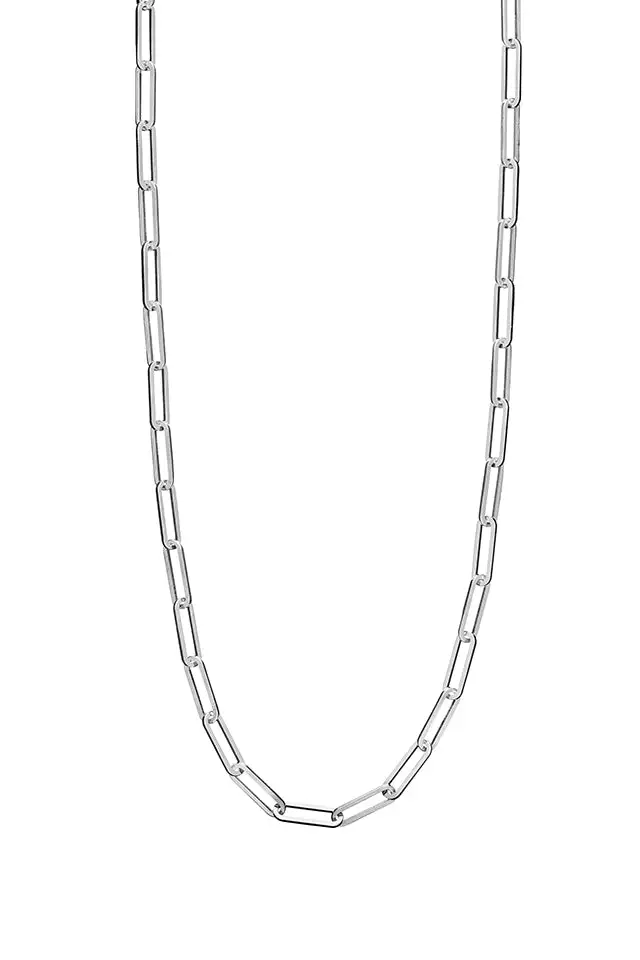 Rectangular Link Chain Necklace