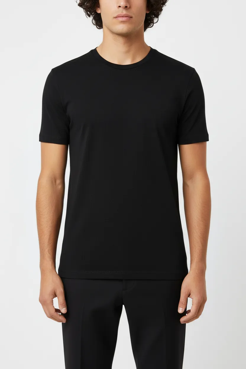 Round Neck Cotton Essential T-Shirt