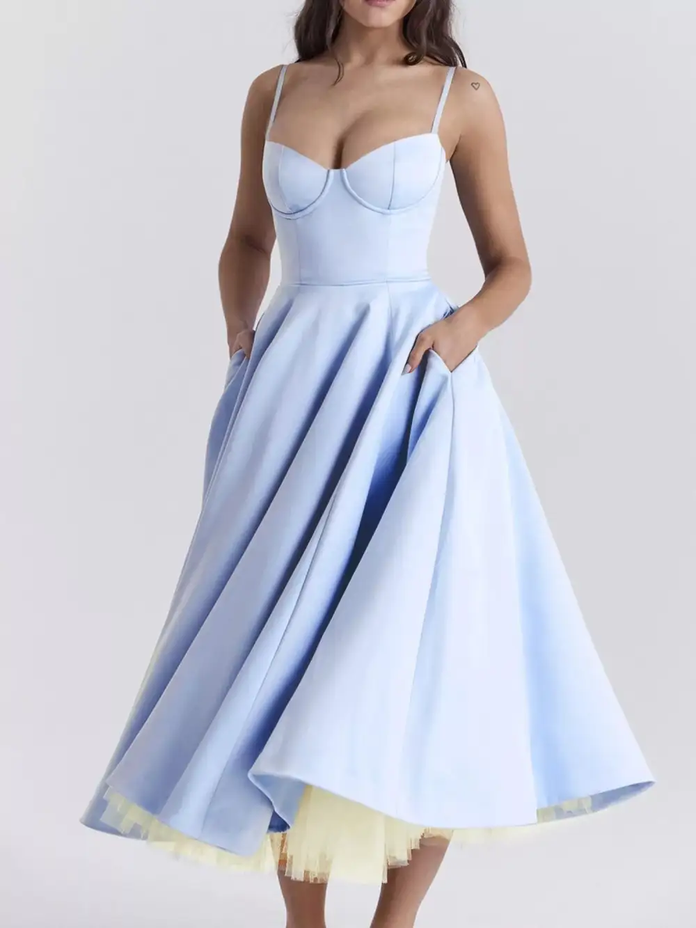 Sweetheart Midi Dress