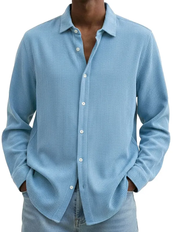 Corduroy Camp Collar Shirt