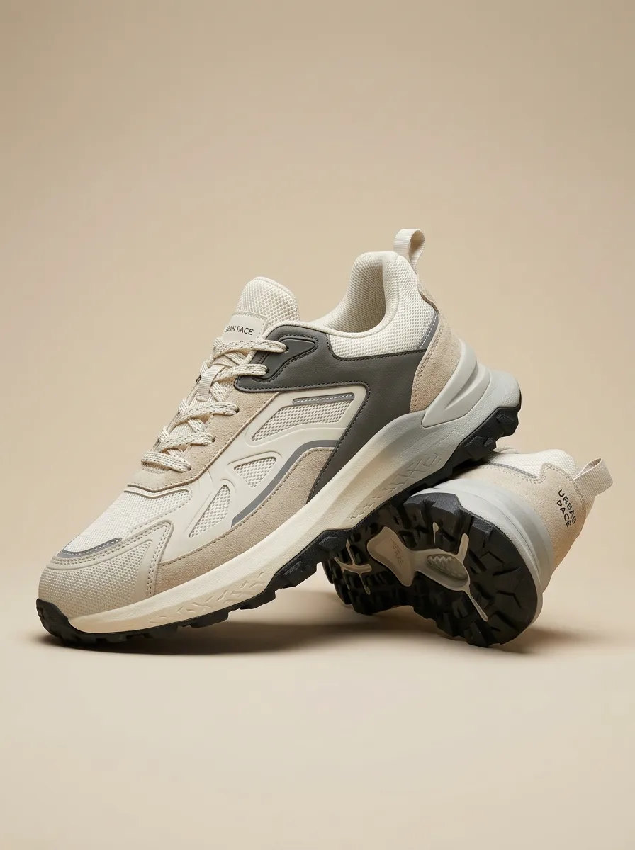 Adventure Mesh-Panel Casual Sneakers