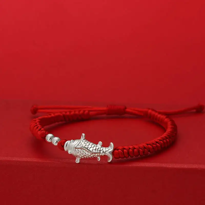 Sterling Silver Koi Fish Design Sterling Silver Bracelet