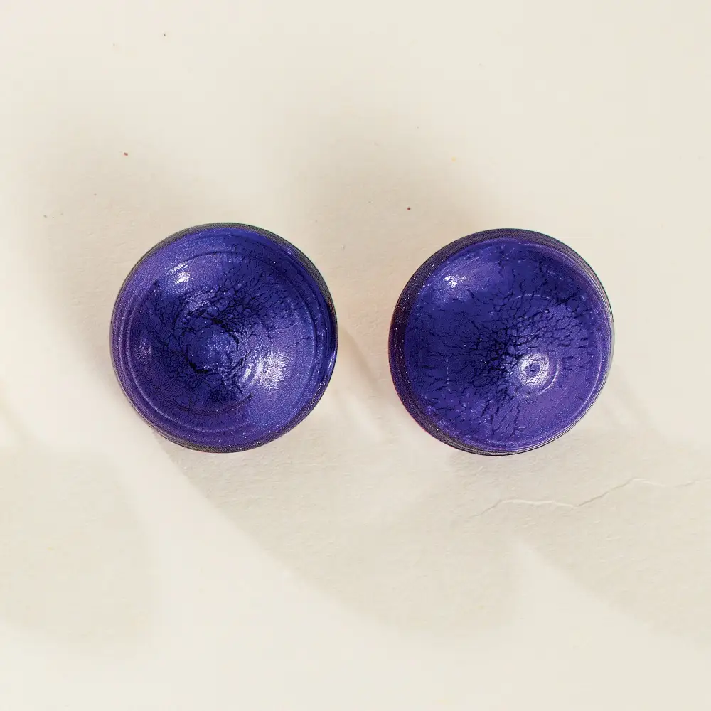 Delicate Glass Clip On Earrings