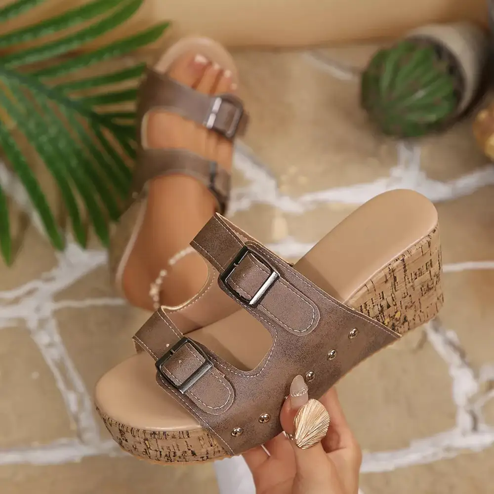 Everyday Open Toe Wedge Sandals