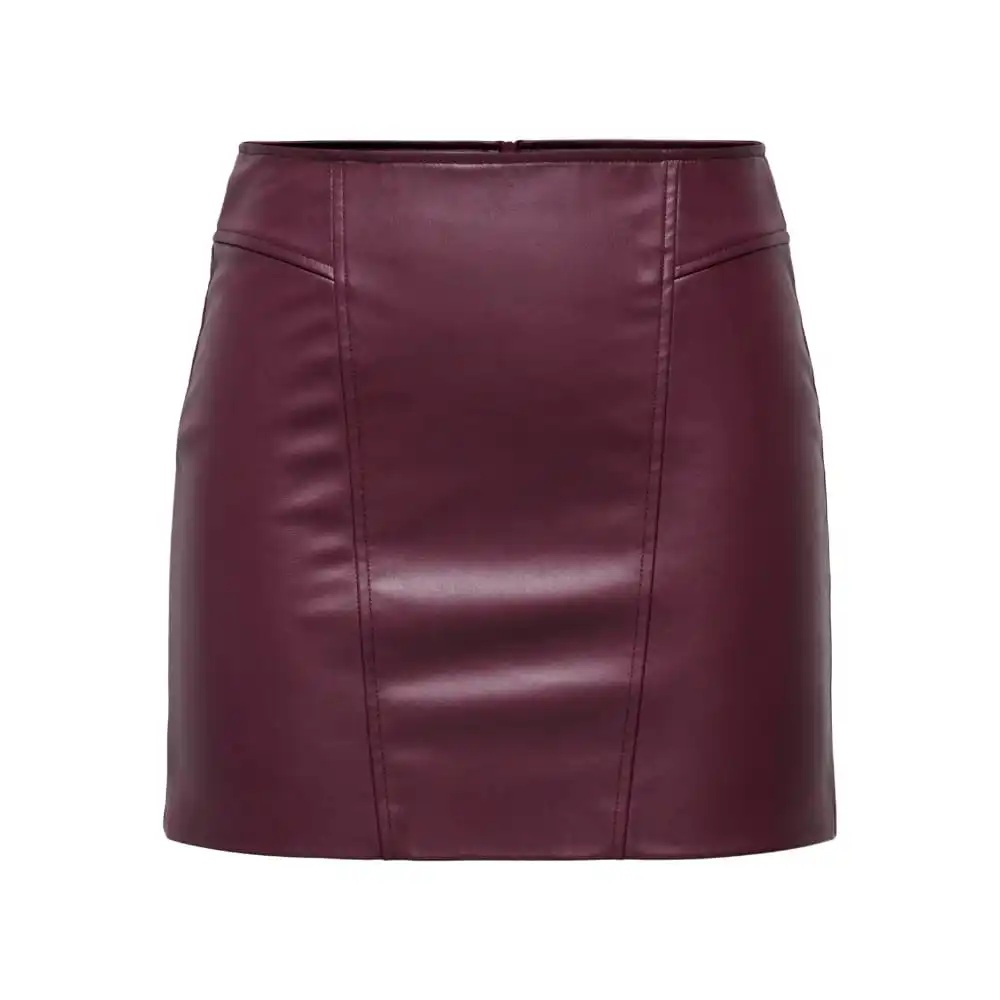 Faux Leather Mini Skirt