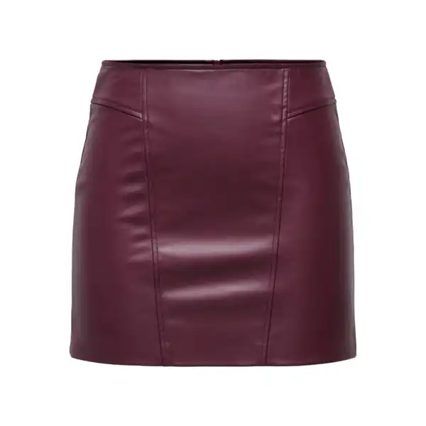 Faux Leather Mini Skirt