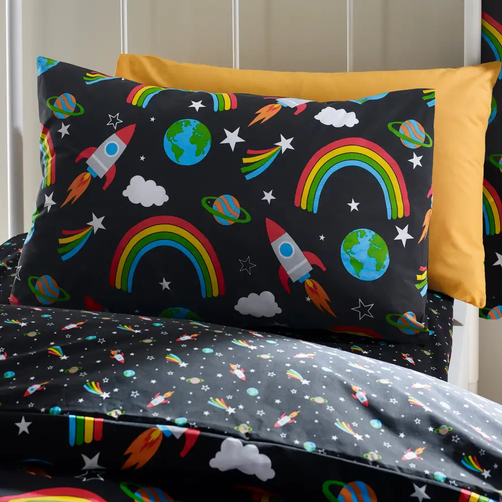Polished Bedroom Celestial Cotton Duvet Cover Set