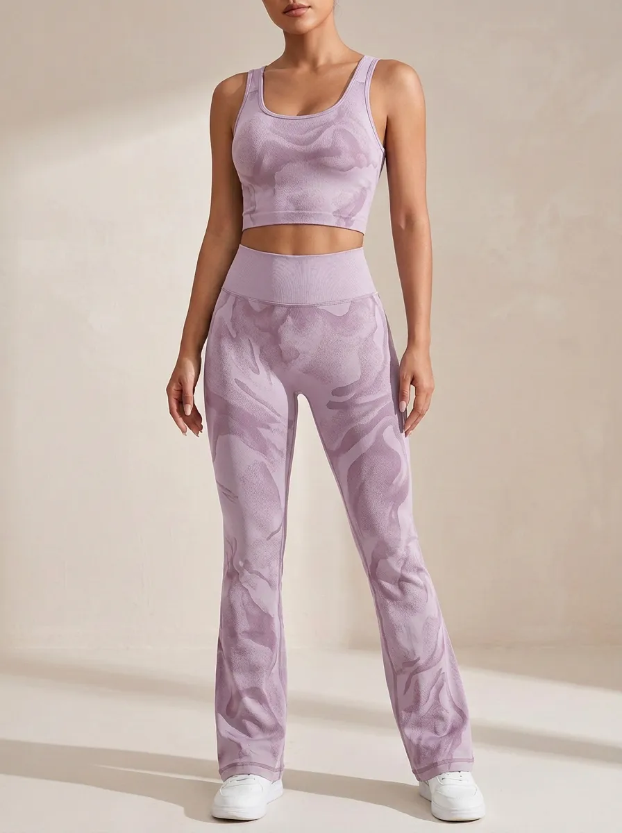 Camouflage Flared Flare Active Set