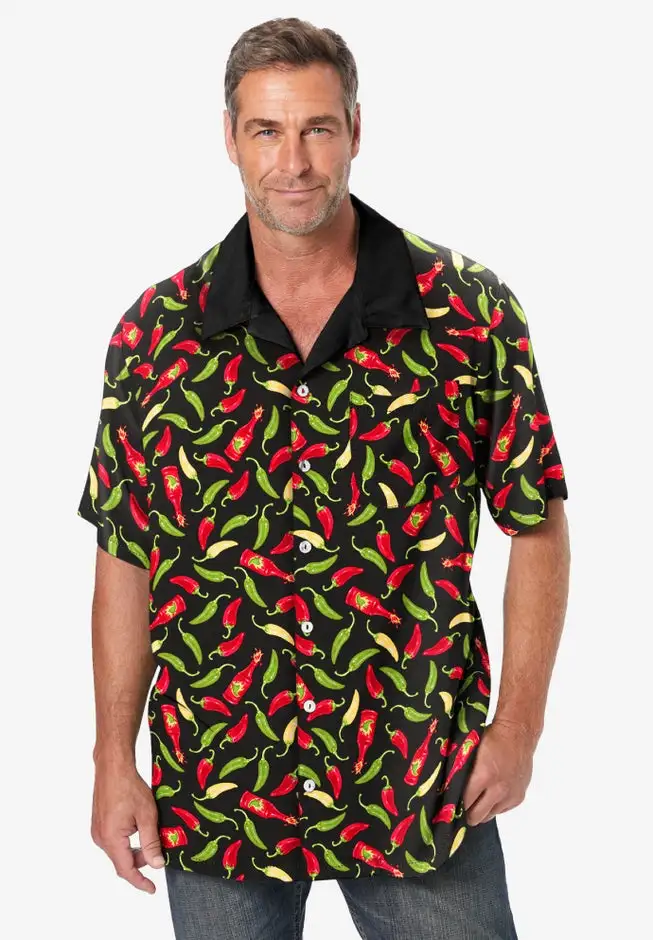 Printed Camp Shirt