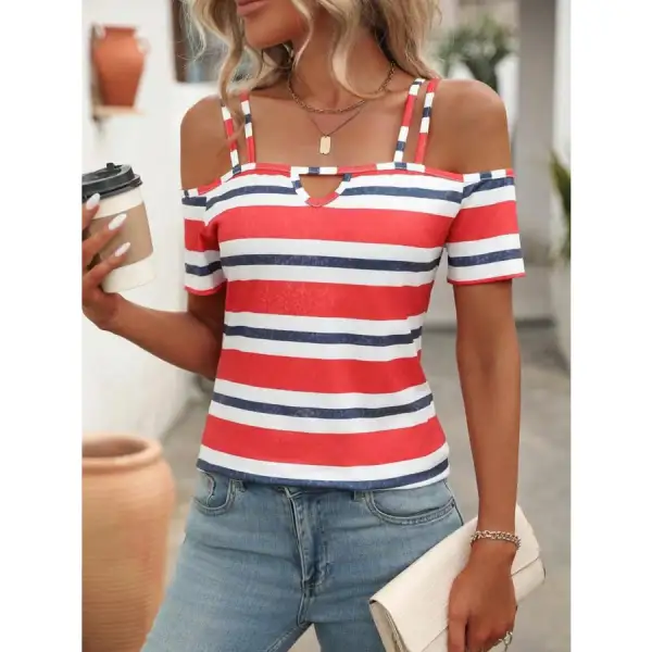 Cold Shoulder T Shirt Tank