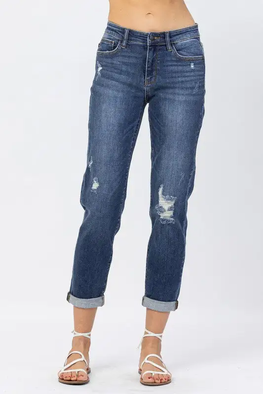 Mid Rise Slim Jeans