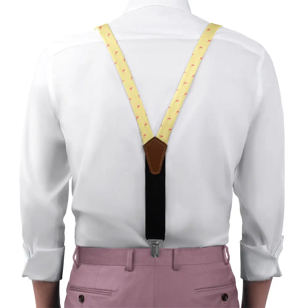 Flamingos Theme Suspenders