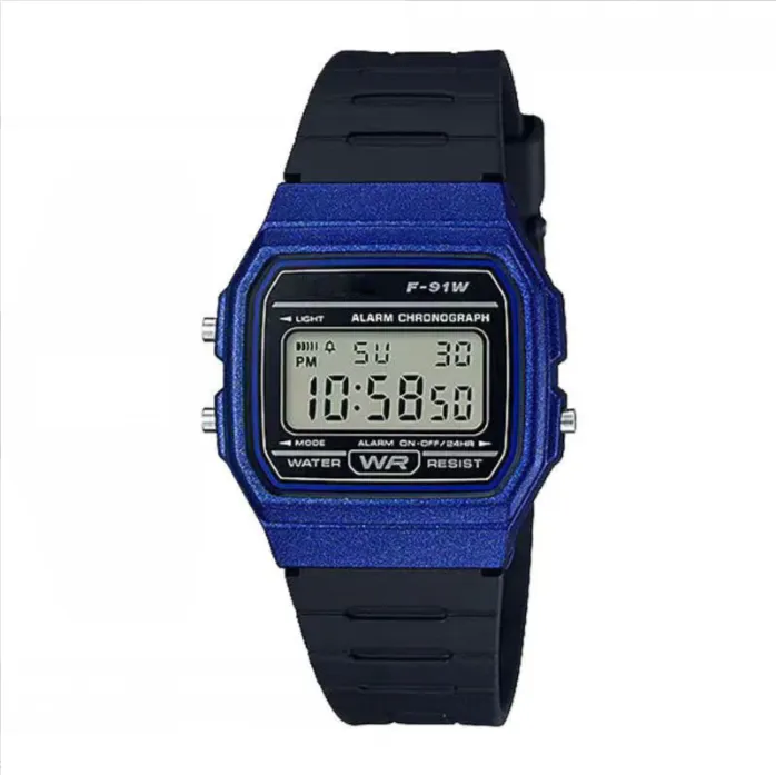 Vintage Square Digital Watch for Men Women, Multi-Function Alarm Chronograph Waterproof Sports Electronic Wrist Watch
