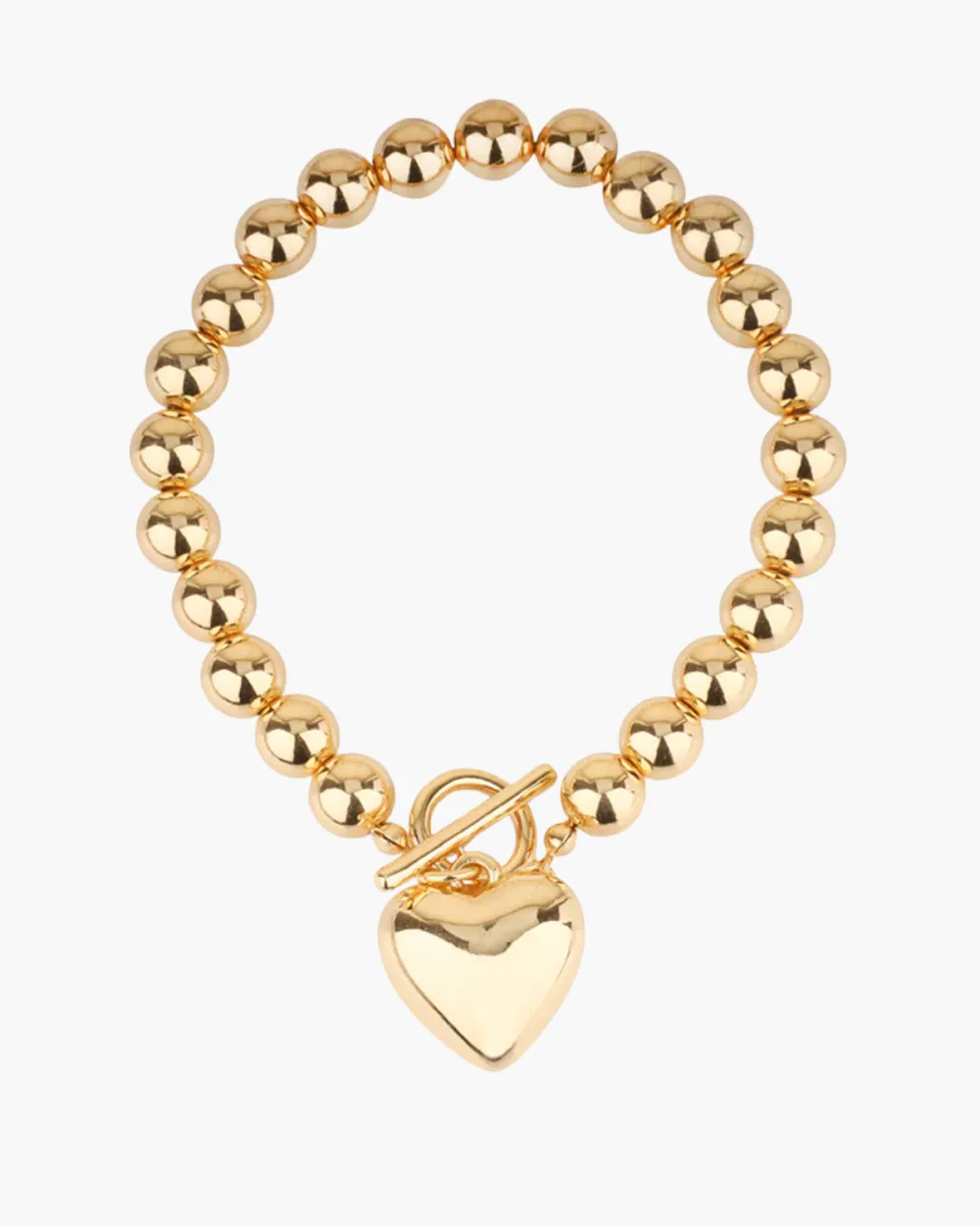 Small Heart Charm Bracelet
