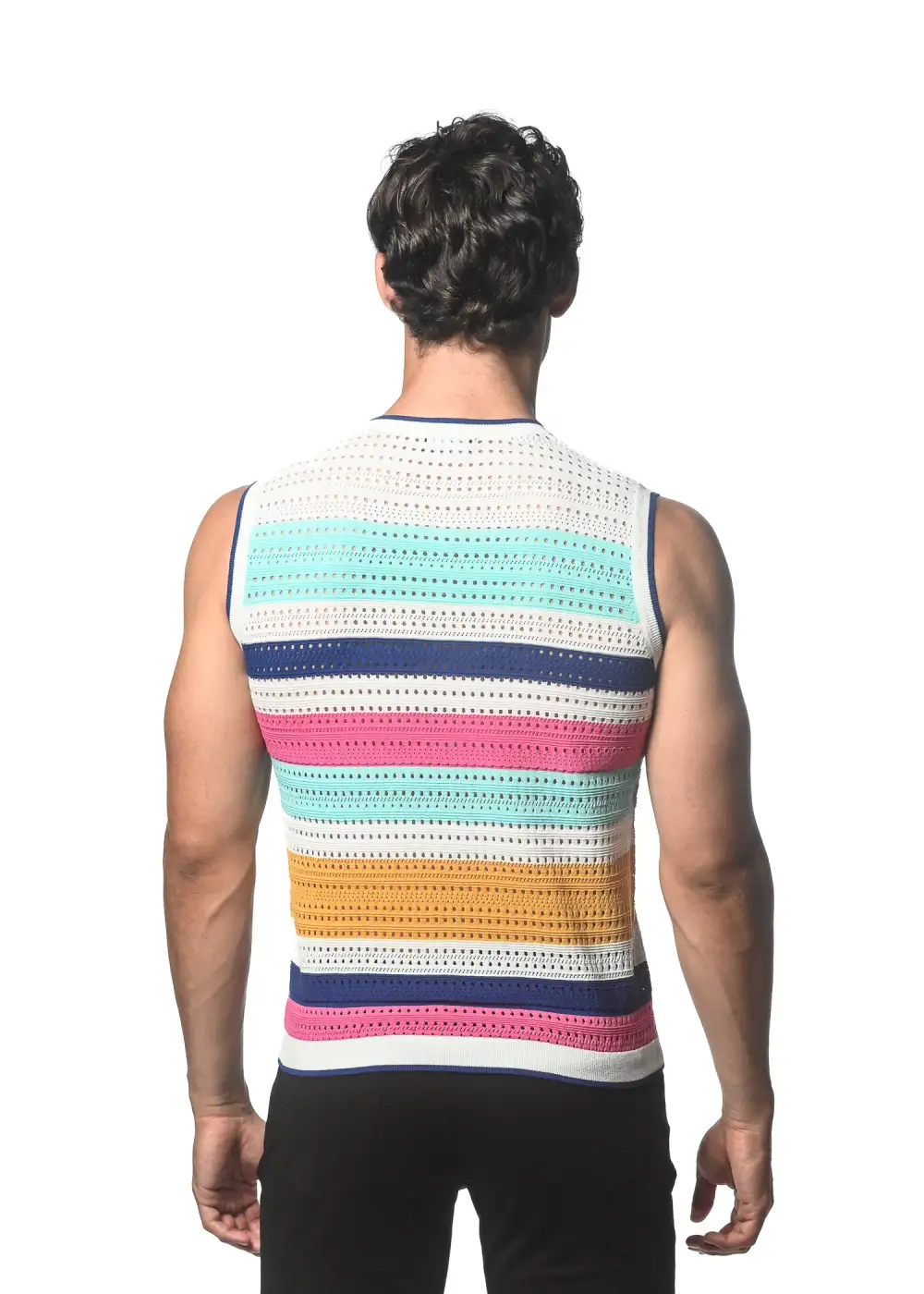 Dye Open Knit Vest