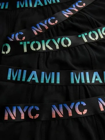 2-15yrs | 5pk City Waistband Trunks