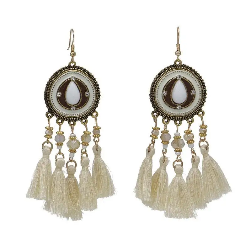 Retro Tassel Drop Earrings