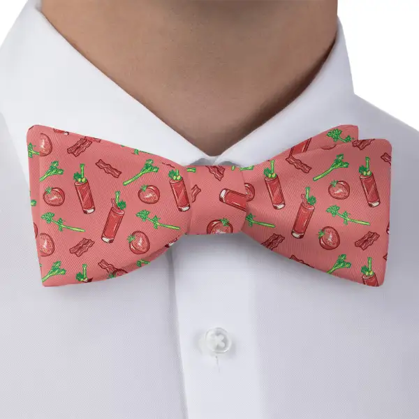 Bloody Mary Pattern Bow Tie