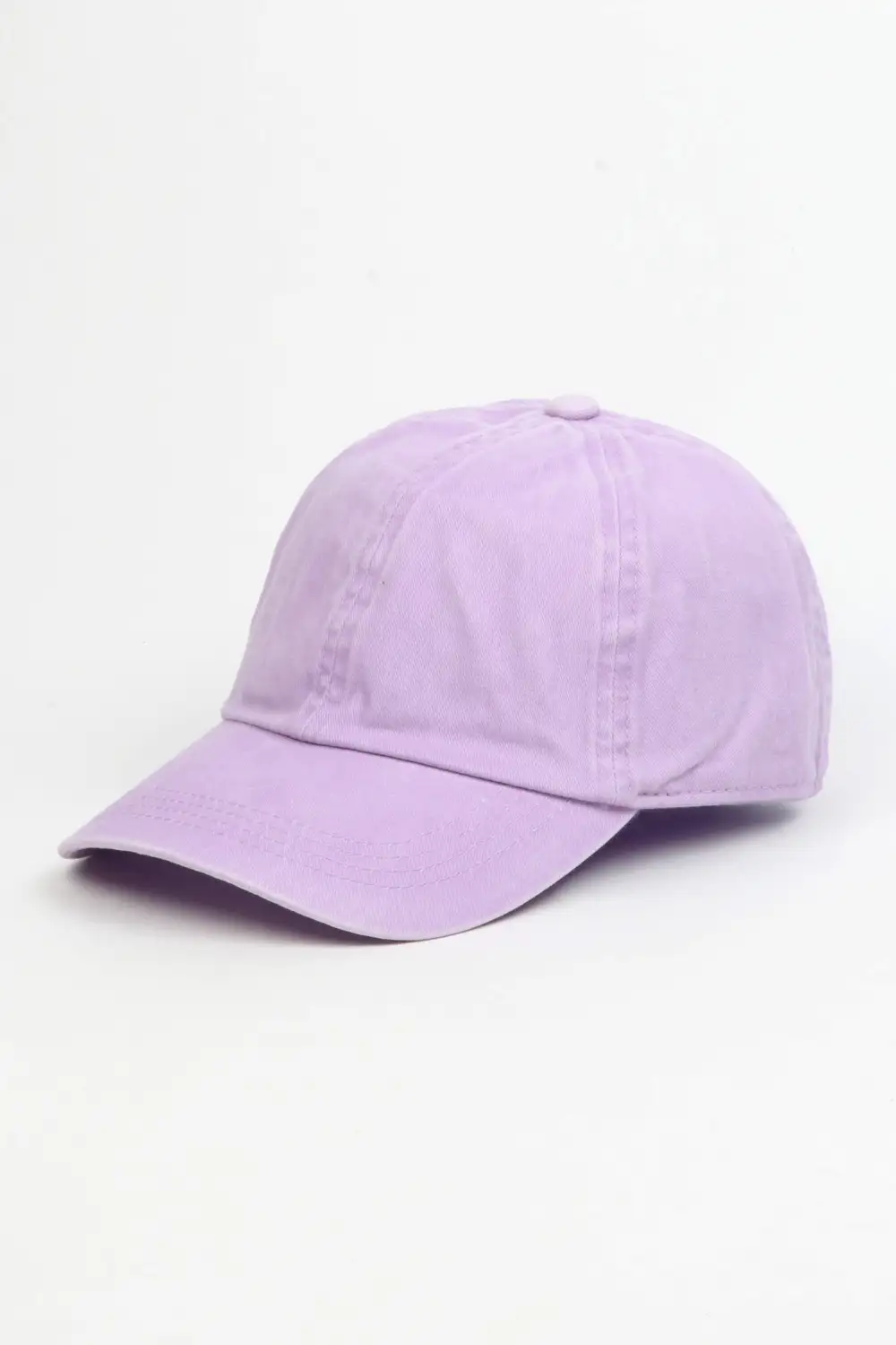 Six Panel Washed Denim Baseball Cap
