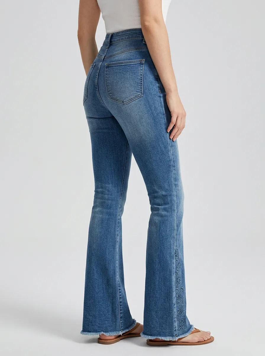Women's High Waist Casual Denim Jeans