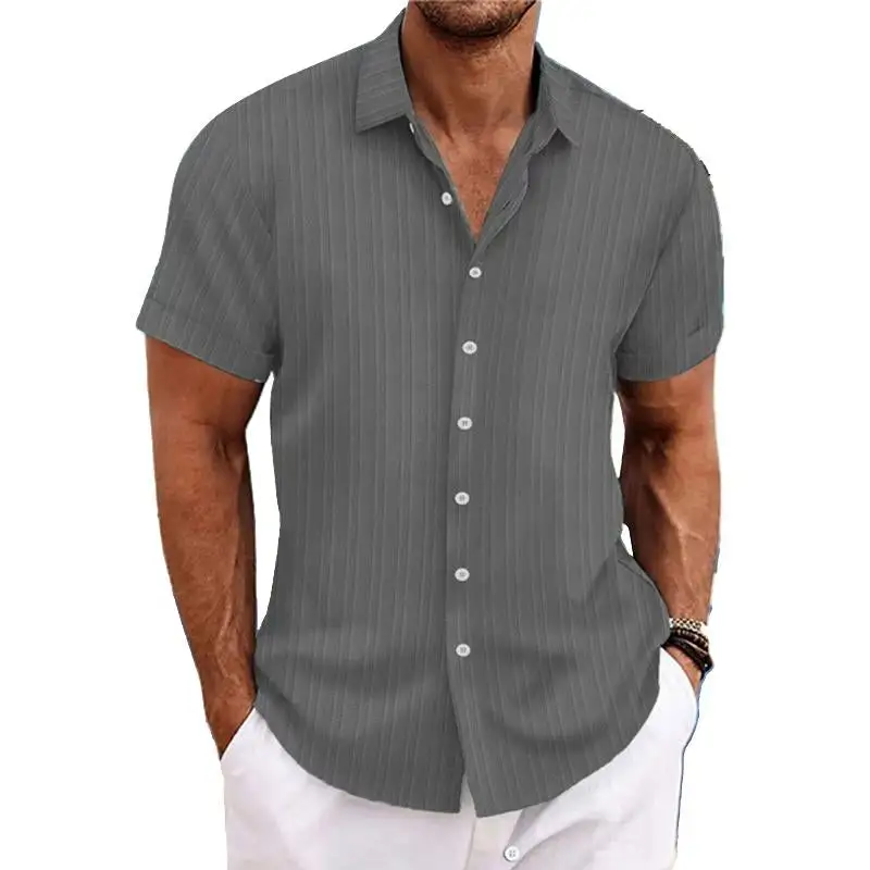 Striped Button Cotton Shirt