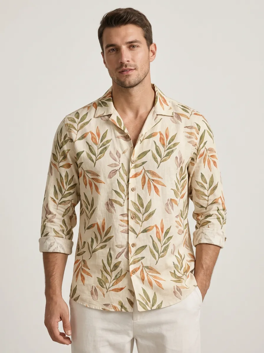 Men's Botanical Everyday Printed Shirt