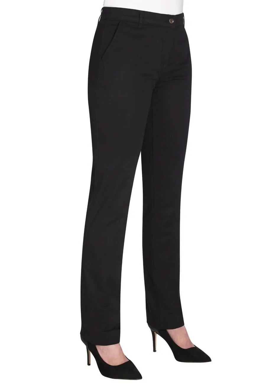 Women's Slim Leg Stretch Chino Trousers