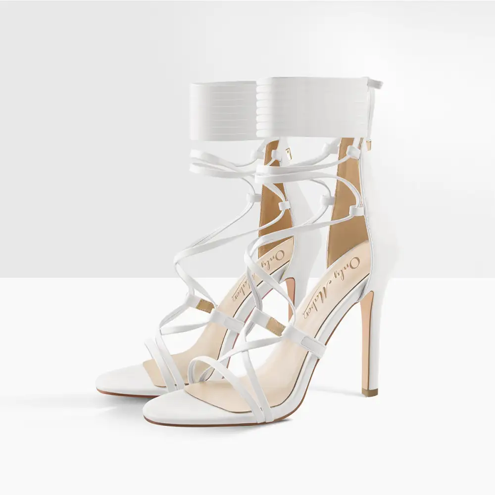 Lace Up High Heel Gladiator Stiletto Sandals
