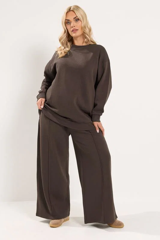Chocolate Brown Sweatshirt detail 1