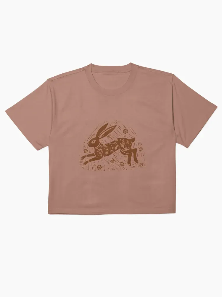 Rabbit Printed Women'S T-Shirt