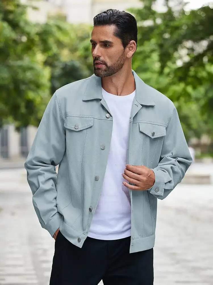 Leisure Cotton Denim Jacket