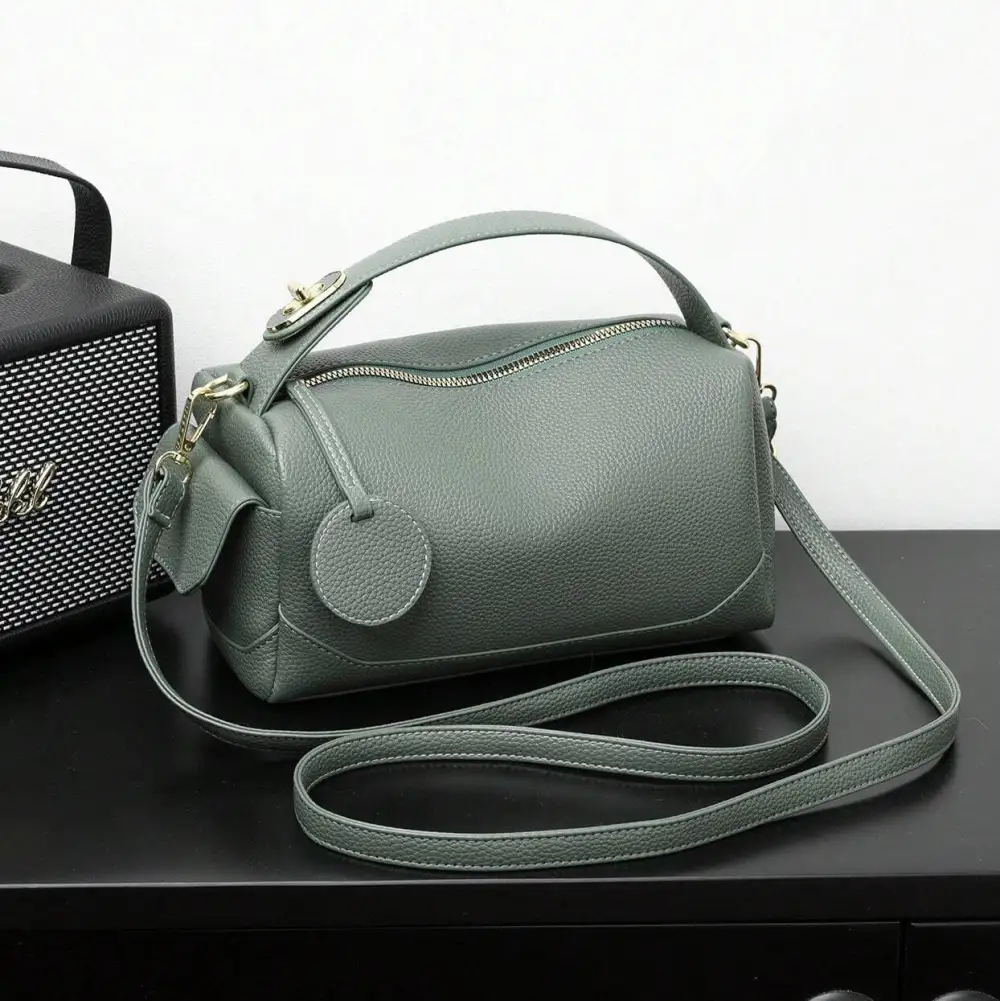 Soft Roomy Leather Crossbody Bag