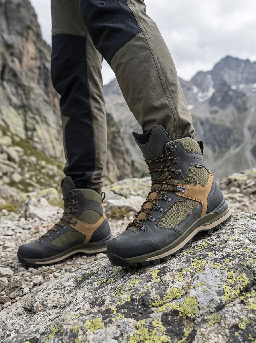Men's Terrain Hiking Outdoor Mountain Printed Boots