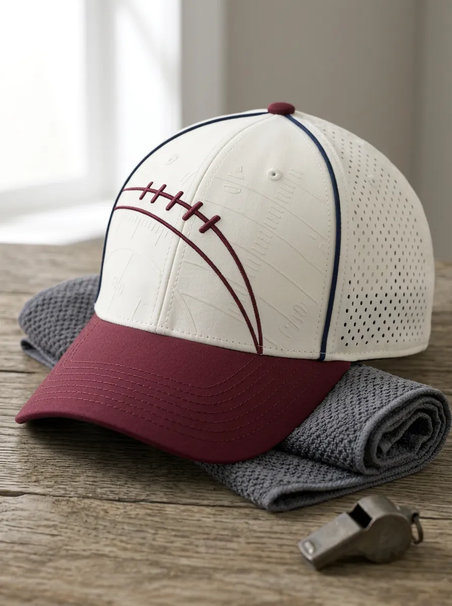 Men's American Football Field Pattern Printed Cap