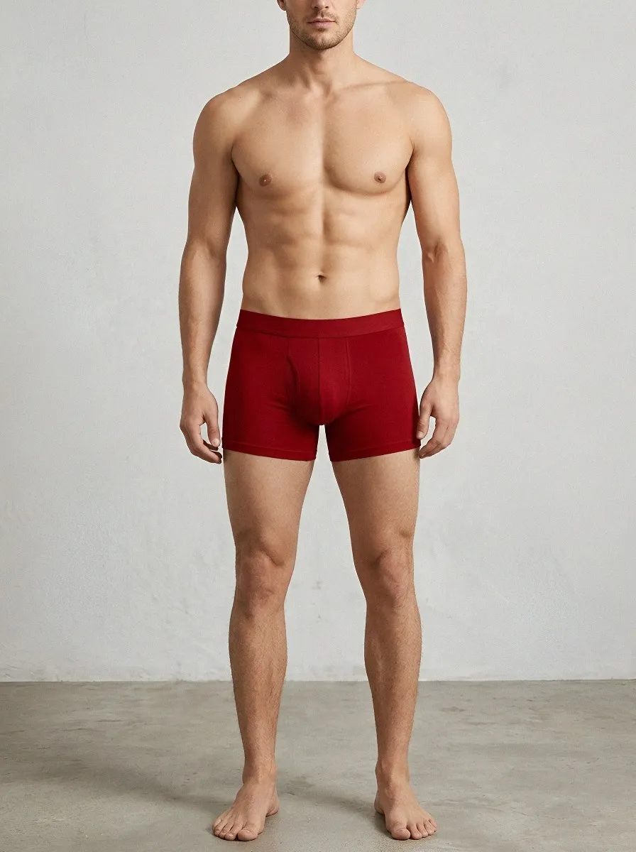 Boxer-Brief Contoured-Pouch Mid-Rise Men's Three-Pack Boxer Briefs