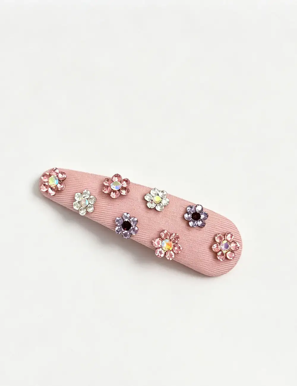 Floral Embellished Barrette Hair Clip