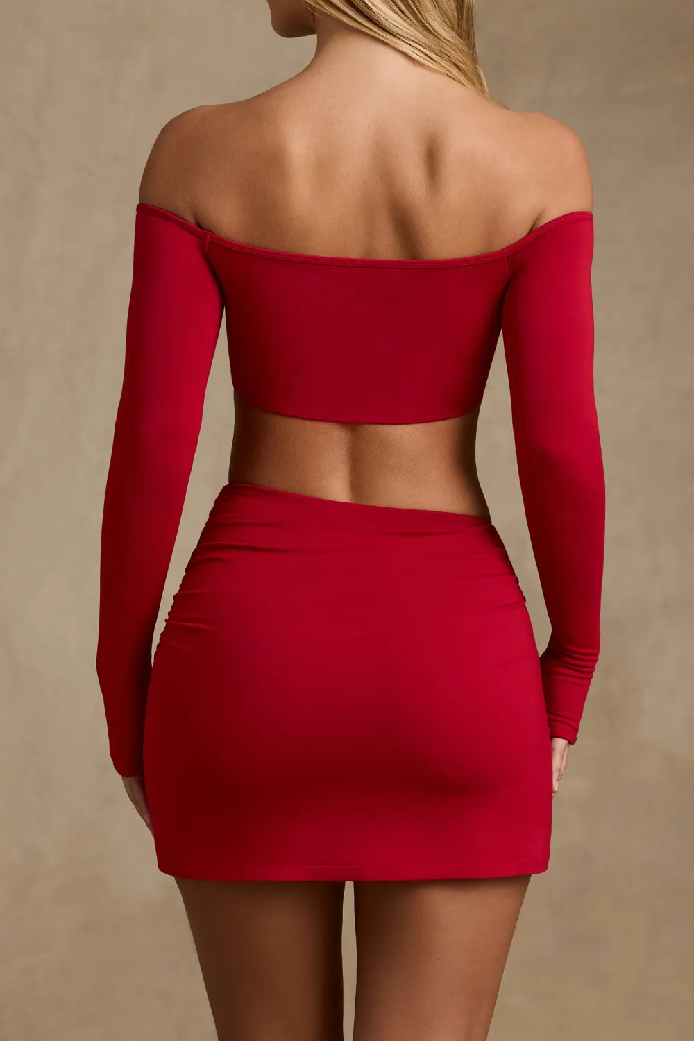 Minimalist Contrast Color Design Women's Long Sleeve Top