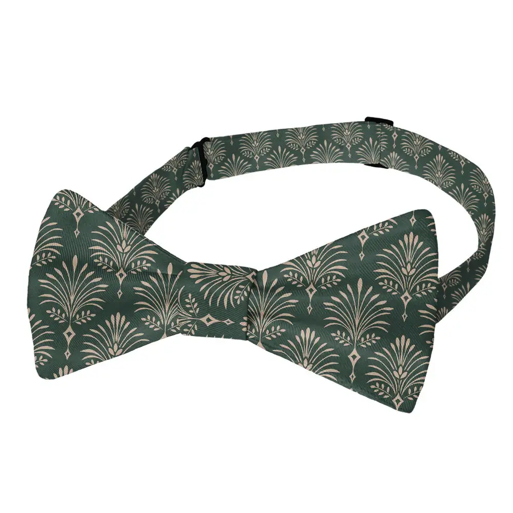 Damask Fan Motif Bow Tie
